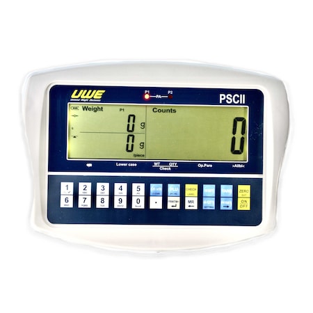 Uwe Counting Indicator, Remote Scale Capable, 100 PLU's, Bi-Directional RS232, Full Numeric Keypad PSCII Indicator